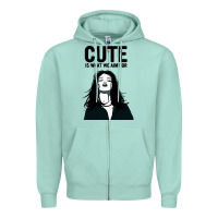 Seafoam cute is what we aim for Zipper Hoodie - artisFamous