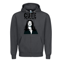 Smoke cute is what we aim for Zipper Hoodie - artisFamous