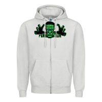 Dove Grey The Frankenstein Zipper Hoodie - artisFamous