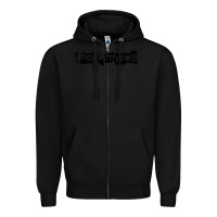 Black i hate myself Zipper Hoodie - artisFamous