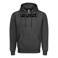 Charcoal Heather i hate myself Zipper Hoodie - artisFamous