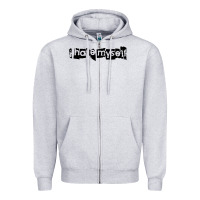 Heather Grey i hate myself Zipper Hoodie - artisFamous