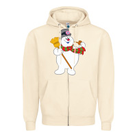 Sandshell Frosty The Snowman New Sku Zipper Hoodie - artisFamous