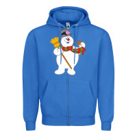 True Royal Frosty The Snowman New Sku Zipper Hoodie - artisFamous