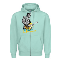 Seafoam bonamassa guitar Zipper Hoodie - artisFamous
