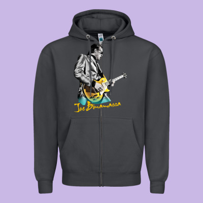 Bonamassa Guitar Zipper Hoodie Designed By Artisfamous