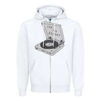 White for the record Zipper Hoodie - artisFamous