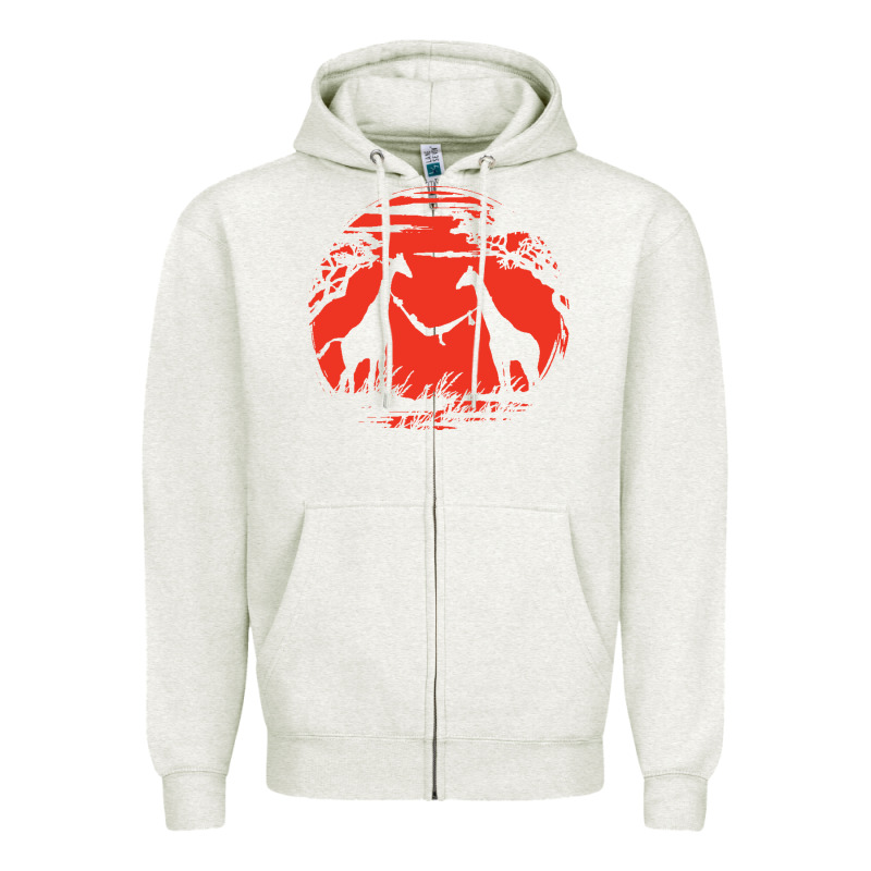 Giraffe Zipper Hoodie by artisFamous | Teevron