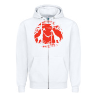 White giraffe Zipper Hoodie - artisFamous
