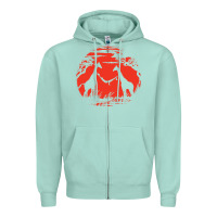 Seafoam giraffe Zipper Hoodie - artisFamous