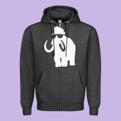 Mammoth Zipper Hoodie Designed By Artisfamous