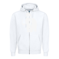 White mammoth Zipper Hoodie - artisFamous
