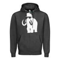 Charcoal Heather mammoth Zipper Hoodie - artisFamous