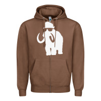 Chestnut mammoth Zipper Hoodie - artisFamous