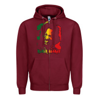 Burgundy alpha blondy Zipper Hoodie - artisFamous
