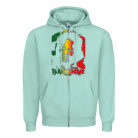 Seafoam alpha blondy Zipper Hoodie - artisFamous
