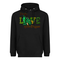Black For The Love Of The Dragons Heavyweight Hoodie - RanaPortraitStore