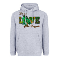 Heather Grey For The Love Of The Dragons Heavyweight Hoodie - RanaPortraitStore
