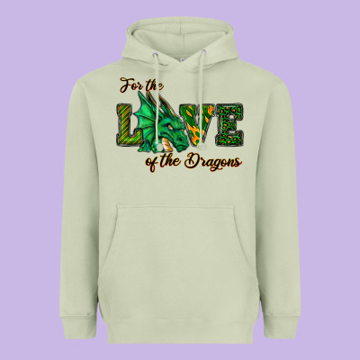 For The Love Of The Dragons Heavyweight Hoodie Designed By Ranaportraitstore
