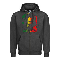 Charcoal Heather alpha blondy Zipper Hoodie - artisFamous