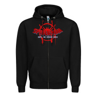 Black into the spider verse film Zipper Hoodie - artisFamous