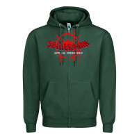 Sports Green into the spider verse film Zipper Hoodie - artisFamous