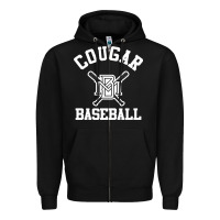 Black blue mountain cougars club Zipper Hoodie - artisFamous