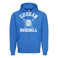 True Royal blue mountain cougars club Zipper Hoodie - artisFamous