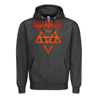 Charcoal Heather neffex music Zipper Hoodie - artisFamous