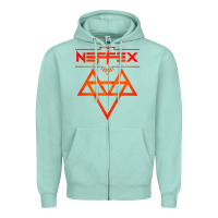 Seafoam neffex music Zipper Hoodie - artisFamous
