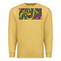 Antique Gold Mardi gras colors with leopard Premium Sweatshirt - RanaPortraitStore