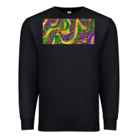 Black Mardi gras colors with leopard Premium Sweatshirt - RanaPortraitStore