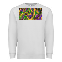 Dove Grey Mardi gras colors with leopard Premium Sweatshirt - RanaPortraitStore