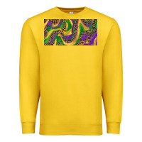 Lemon Mardi gras colors with leopard Premium Sweatshirt - RanaPortraitStore