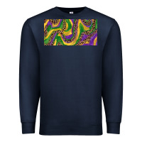 Navy Mardi gras colors with leopard Premium Sweatshirt - RanaPortraitStore