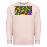 Pale Pink Mardi gras colors with leopard Premium Sweatshirt - RanaPortraitStore