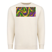 Sandshell Mardi gras colors with leopard Premium Sweatshirt - RanaPortraitStore