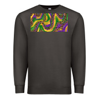 Smoke Mardi gras colors with leopard Premium Sweatshirt - RanaPortraitStore