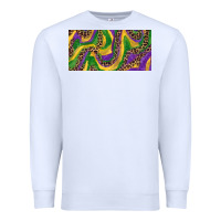 White Mardi gras colors with leopard Premium Sweatshirt - RanaPortraitStore