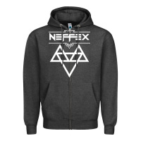Charcoal Heather neffex music Zipper Hoodie - artisFamous
