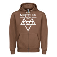Chestnut neffex music Zipper Hoodie - artisFamous