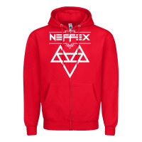 Red neffex music Zipper Hoodie - artisFamous
