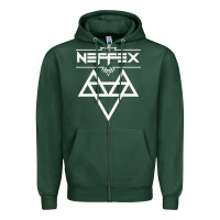 Sports Green neffex music Zipper Hoodie - artisFamous