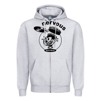 Heather Grey records Zipper Hoodie - artisFamous
