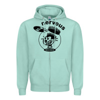 Seafoam records Zipper Hoodie - artisFamous