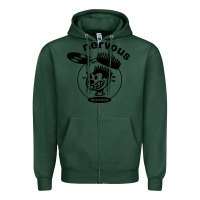 Sports Green records Zipper Hoodie - artisFamous