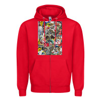 Red sneaker searth Zipper Hoodie - artisFamous