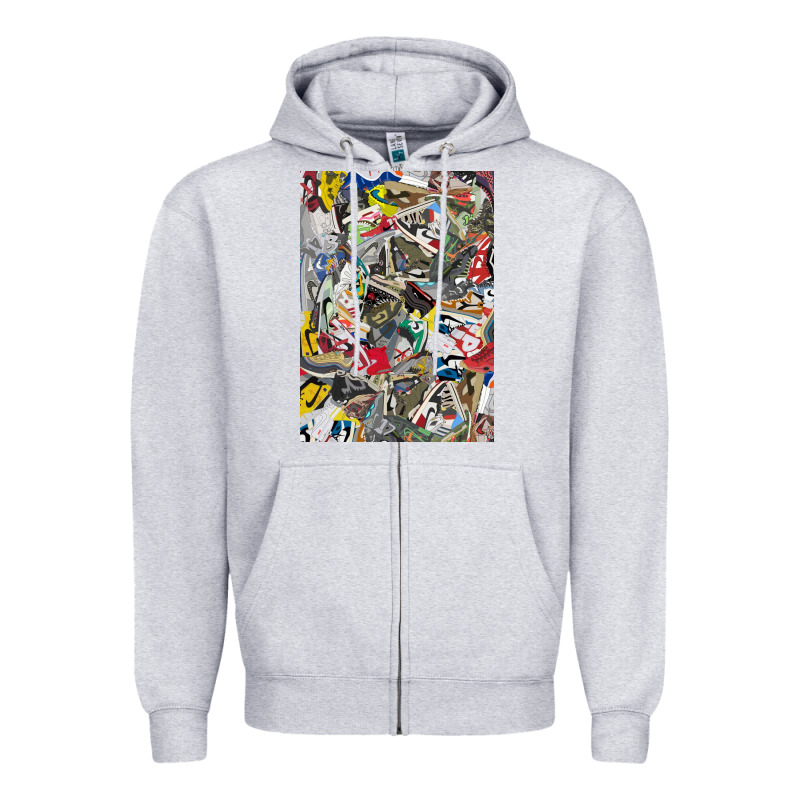 Sneaker Searth Zipper Hoodie by artisFamous | Teevron