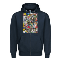 Navy sneaker searth Zipper Hoodie - artisFamous