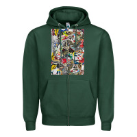 Sports Green sneaker searth Zipper Hoodie - artisFamous